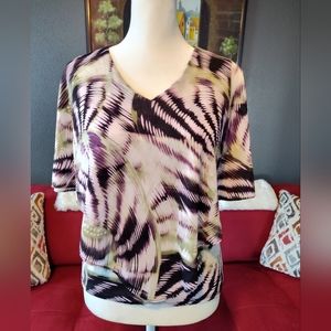 JM Collection Size PP Purple, White and Grey